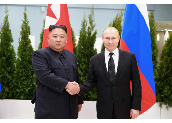 Supreme Leader Kim Jong Un Meets President Vladimir Vladimirovich Putin - Image