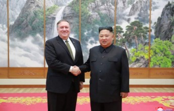Supreme Leader Kim Jong Un Meets U.S. Secretary of State - Image