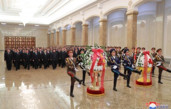 Supreme Leader Kim Jong Un Visits Kumsusan Palace of Sun - Image