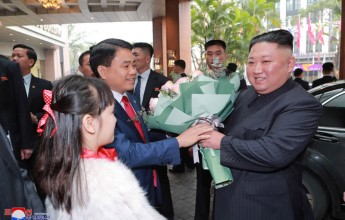 Supreme Leader Kim Jong Un Arrives in Hanoi - Image